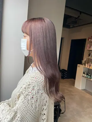 ミディアム カラー ブリーチ👩🦳/ ✂︎MANAMIのヘアスタイル