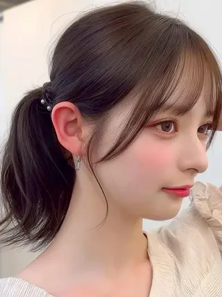 肥後 有紗のヘアスタイル
