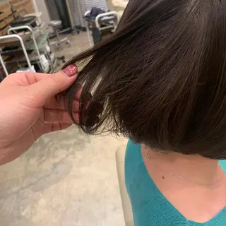 ショート カラー 【完全個室】髪質改善 暖色カラー/山崎唯奈のヘアスタイル