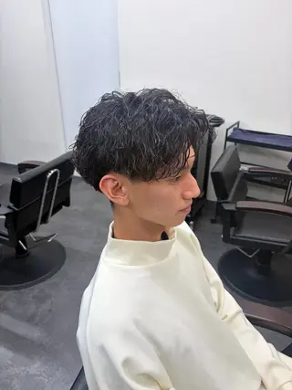 パーマ メンズ 柏メンズカットパーマ NO.1タイチのヘアスタイル