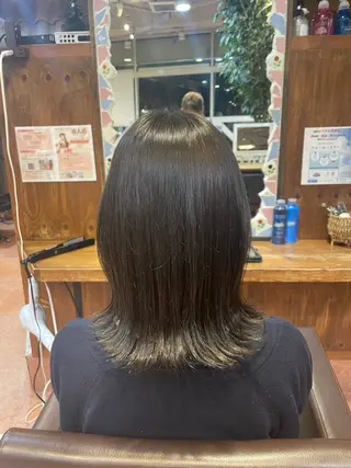 ミディアム カラー ar北千住 あやみのヘアスタイル