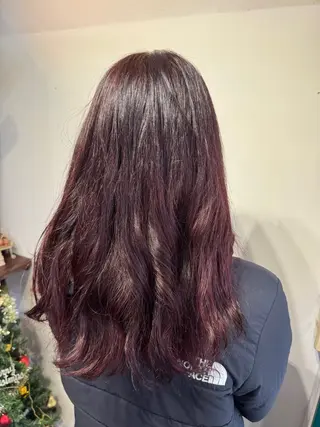 ロング カラー 大塚 しおりのヘアスタイル