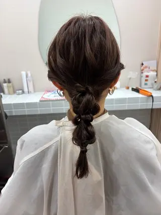 ヘアアレンジ ａｉｋａ🐩 /艶カラー/レイヤーのヘアスタイル