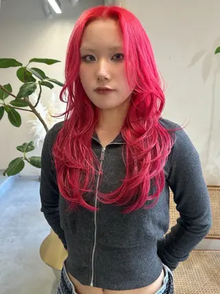 ロング カラー ハイトーン×似合わせ 🌱中川慎之介のヘアスタイル