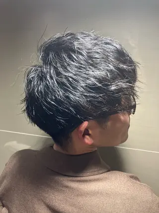 ショート パーマ メンズ SAKI SAKIのヘアスタイル