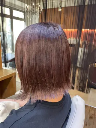 ミディアム 山木 裕子のヘアスタイル