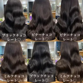 ロング カラー プル艶職人/ にしものヘアスタイル