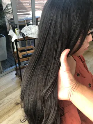 ロング 酸性縮毛矯正　美髪 特化サロン　八百村のヘアスタイル