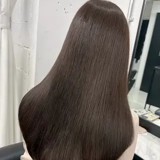 ロング 縮毛矯正/レイヤー カットtomonaのヘアスタイル
