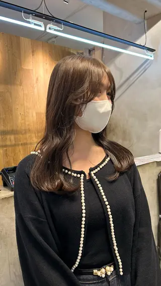 ミディアム カラー じゅわっと暖色カラー 🍊Moemiのヘアスタイル