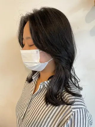 セミロング カラー AKALA HAIR 西宮店 Juriのヘアスタイル