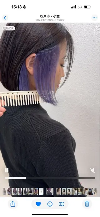 ミディアム 伊藤 一樹のヘアスタイル