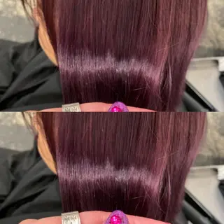 ミディアム サイレント美容師 アイリィのヘアスタイル