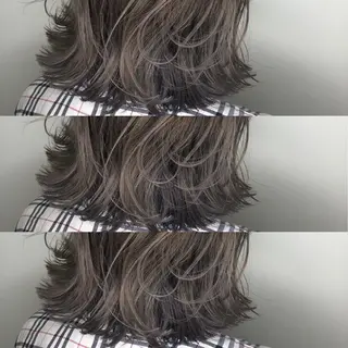 ショート カラー 阿部 泰博のヘアスタイル