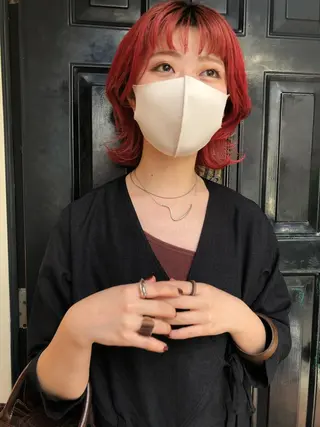 ミディアム カラー NOUN所属・eri kinjoのヘアスタイル