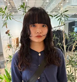 ロング パーマ ANY/須田麻人 /パーマスタイルのヘアスタイル