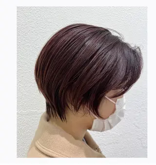 ショート カラー 下平 秀美のヘアスタイル