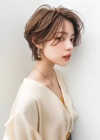 ショート パーマ 縮毛矯正 特化生田のヘアスタイル