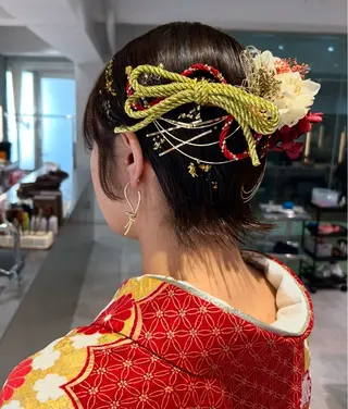 ヘアアレンジ 🦋Misaki🦋 メンズパーマ/着付けのヘアスタイル