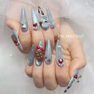 ネイル HANA 長さだしのネイルデザイン