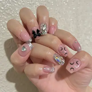 ネイル パラあり！フィルイン 美フォルムのネイルデザイン