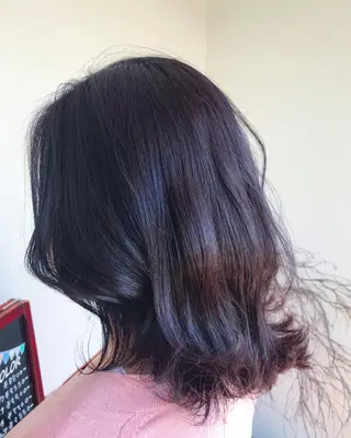 セミロング カラー 大嶋 宏隆のヘアスタイル