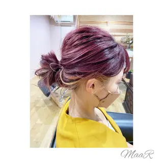 カラー Asuka Mabuchiのヘアスタイル