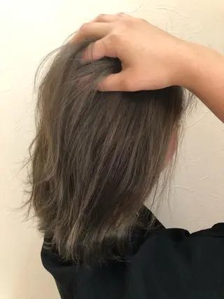 ミディアム カラー ヘアアレンジ IVY villa Suzu.のヘアスタイル