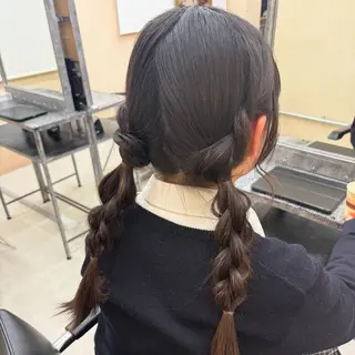 セミロング ヘアアレンジ Ruka 🎀のヘアスタイル
