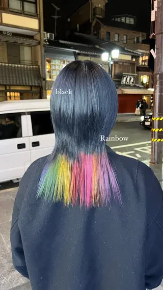 セミロング カラー 🩷  ayaka 🩷のヘアスタイル