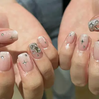 ネイル パラあり！フィルイン 美フォルムのネイルデザイン