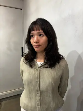 セミロング toiro Aem. 仲村　幹大のヘアスタイル