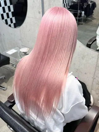 ロング 💖ムラ修正ブリーチ 💖【YUU】のヘアスタイル