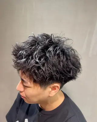 パーマ メンズ 大人男子の メンズパーマのヘアスタイル