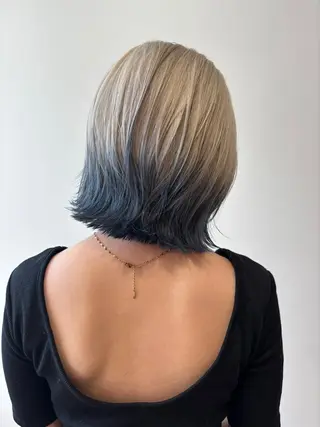 ミディアム カラー 綿田 翔のヘアスタイル