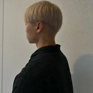 ショート カラー メンズ 田中 遥陽のヘアスタイル