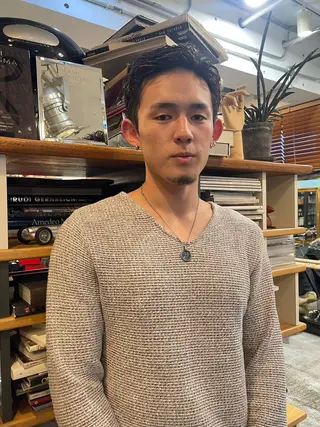 パーマ メンズ 透明感カラー/パーマ hitomiのヘアスタイル