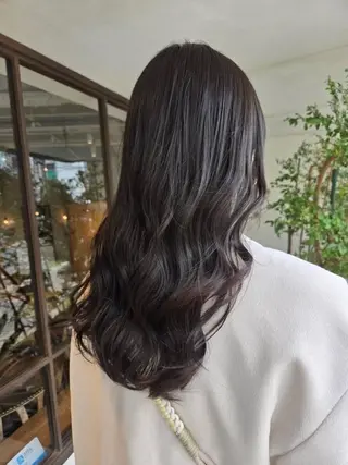 ロング カラー 韓国好き🇰🇷 美容師MIKUのヘアスタイル