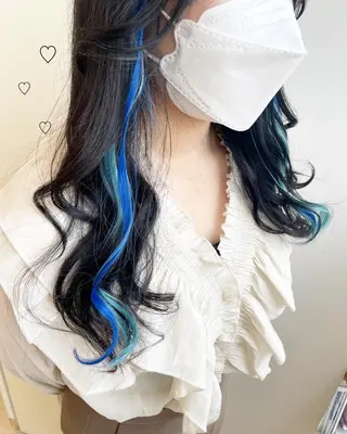 セミロング カラー 新宿駅近♡個室 ♡関口三都季🌜のヘアスタイル