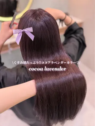 ロング カラー 暖色⌇縮毛矯正⌇ 𝐀𝐤𝐚𝐫𝐢のヘアスタイル