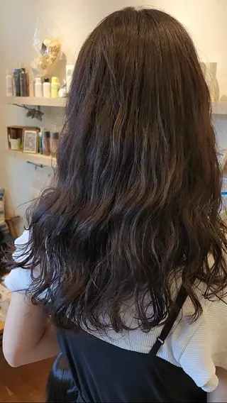 ロング パーマ 垢抜けパーマヘア🍯 ジルのヘアスタイル