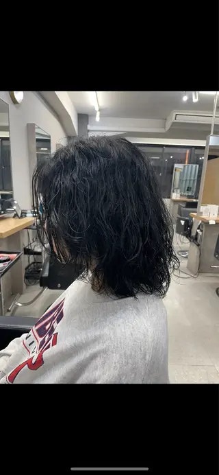 ロング カラー パーマ ✂渋谷メンズ特化 まさとのヘアスタイル