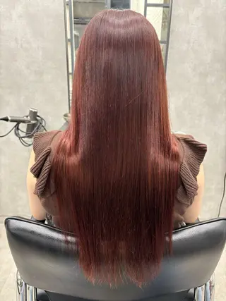 ロング カラー すぐ巻ける縮毛矯正 🍀勝倉　麗のヘアスタイル
