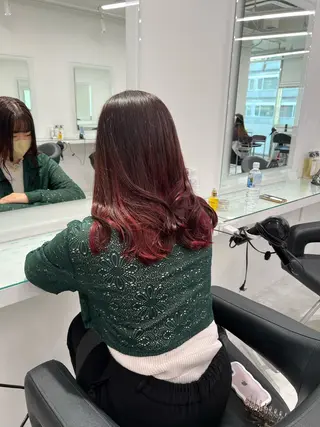 カラー ブリーチなし透明感 💗RYOTAのヘアスタイル