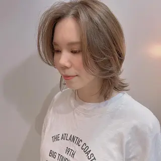 ミディアム パーソナルカラー lapiax阿部のヘアスタイル