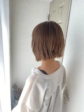 ミディアム 🍑もも 🍑のヘアスタイル