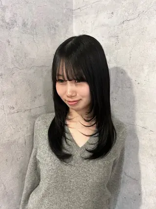ロング ブリーチ/エクステ/ 新宿/アリルのヘアスタイル