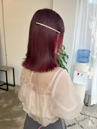 ミディアム カラー パーマ ヘアアレンジ メンズ ハイトーン/顔まわり Nina💒のヘアスタイル