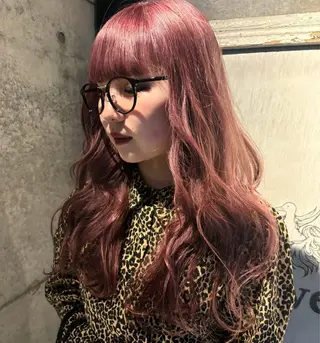 ロング カラー ヘアアレンジ キッズ デザインパーマ メンズカット 郁美のヘアスタイル