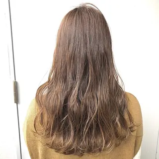 セミロング カラー 🌟横浜THREE 店長担当🌟のヘアスタイル